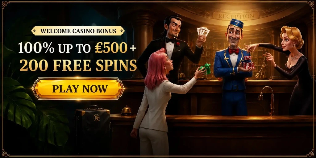 Casoola Casino welcome bonus: 100% up to £500 + 200 free spins